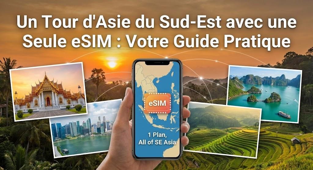 Un Tour d'Asie du Sud-Est avec une Seule eSIM : Votre Guide Pratique