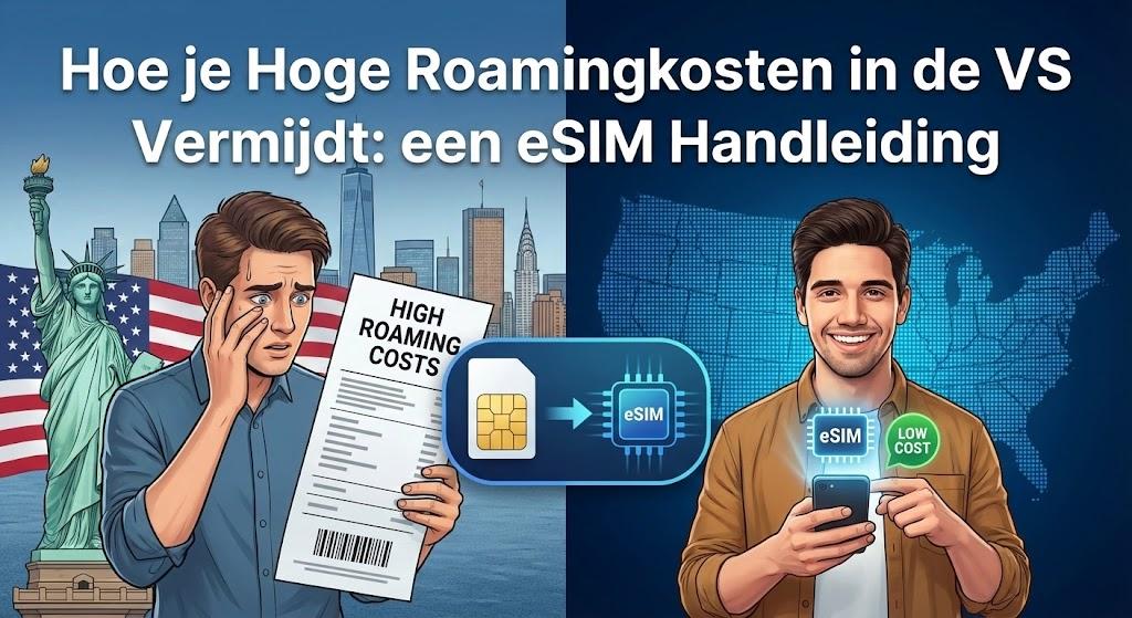 Hoe je Hoge Roamingkosten in de VS Vermijdt: een eSIM Handleiding
