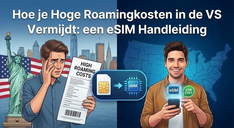 Hoe je Hoge Roamingkosten in de VS Vermijdt: een eSIM Handleiding