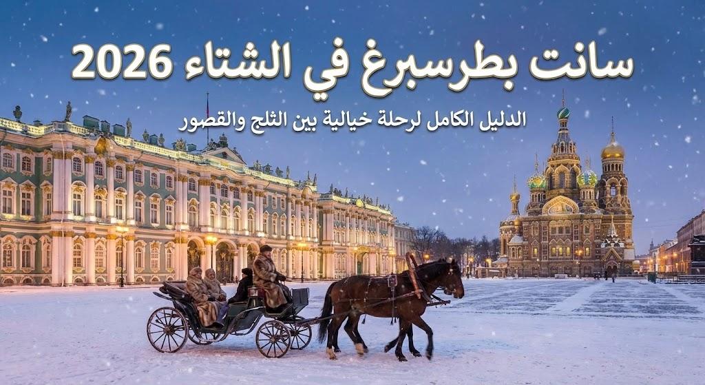 سانت بطرسبرغ في الشتاء 2026: الدليل الكامل لرحلة خيالية بين الثلج والقصور