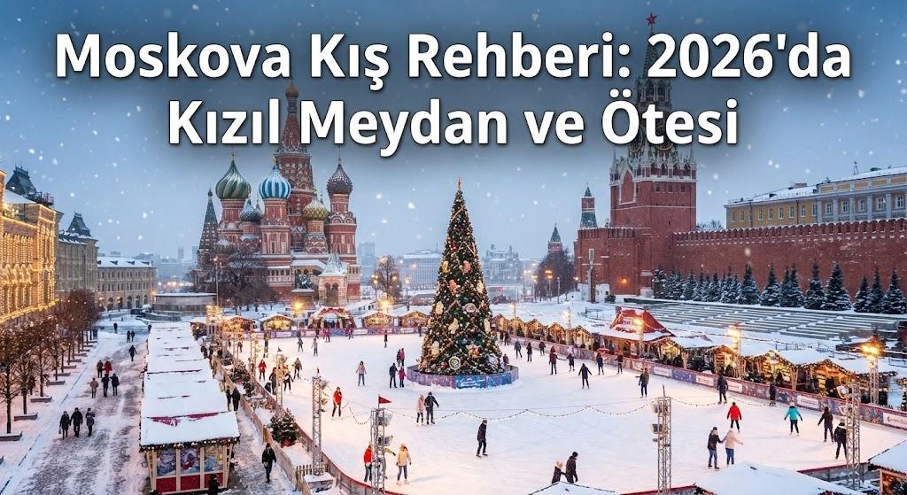 Moskova Kış Rehberi: 2026'da Kızıl Meydan ve Ötesi