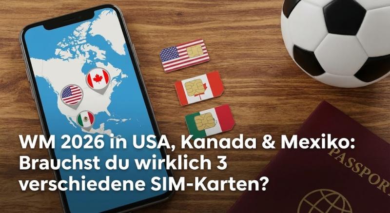 WM 2026 in USA, Kanada & Mexiko: Brauchst du wirklich 3 verschiedene SIM-Karten?