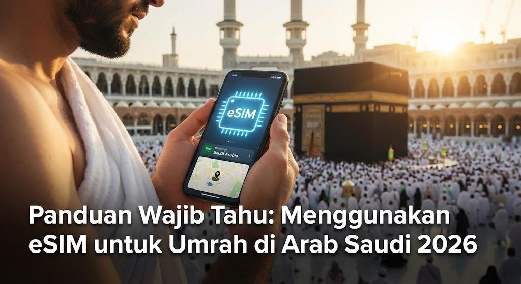 Panduan Wajib Tahu: Menggunakan eSIM untuk Umrah di Arab Saudi 2026