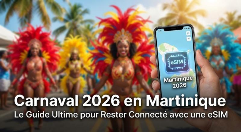 Carnaval 2026 en Martinique : Le Guide Ultime pour Rester Connecté avec une eSIM