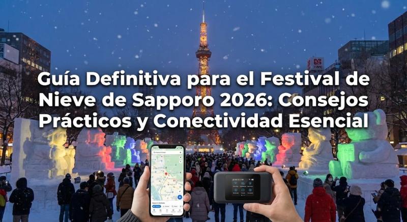 Guía Definitiva para el Festival de Nieve de Sapporo 2026: Consejos Prácticos y Conectividad Esencial