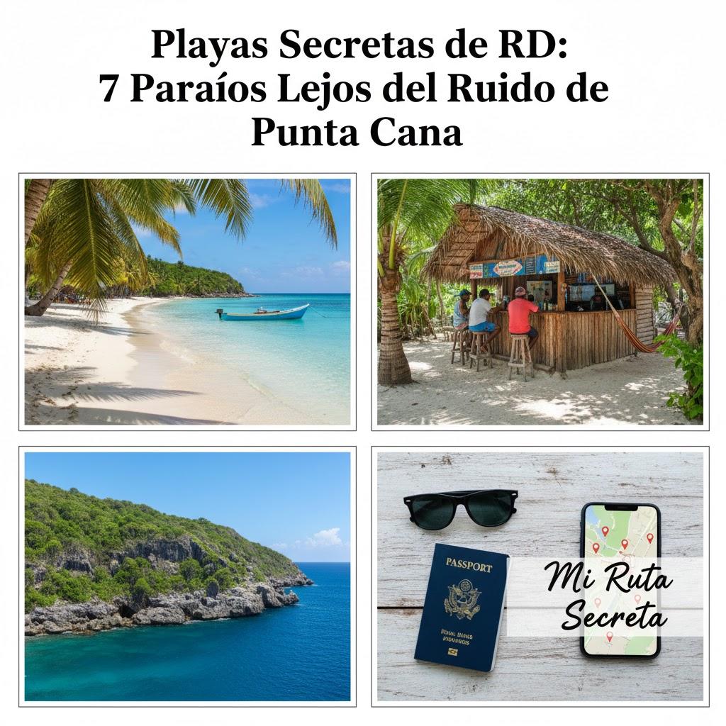 Playas Secretas de RD: 7 Paraísos Lejos del Ruido de Punta Cana