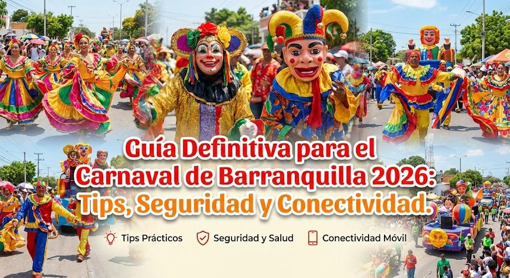 Guía Definitiva para el Carnaval de Barranquilla 2026: Tips, Seguridad y Conectividad