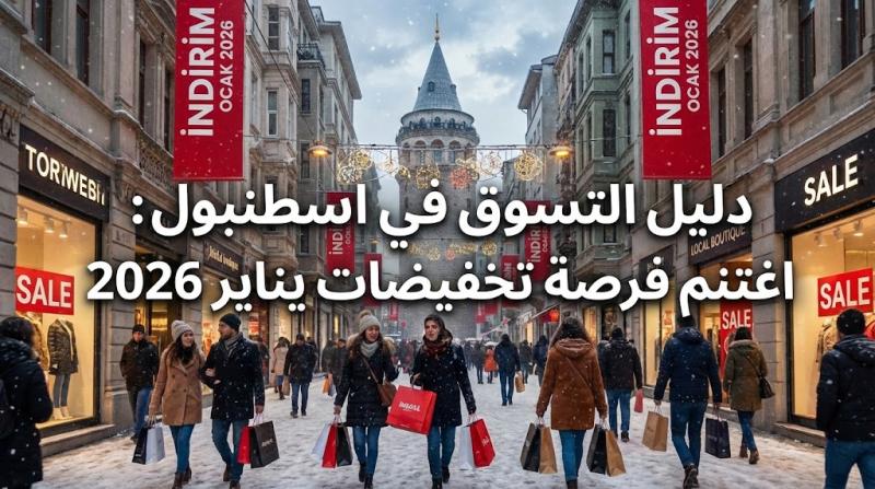 دليل التسوق في اسطنبول: اغتنم فرصة تخفيضات يناير 2026