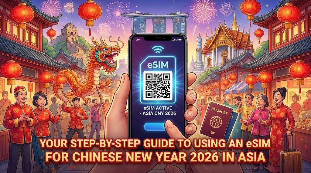 Your Step-by-Step Guide to Using an eSIM for Chinese New Year 2026 in Asia