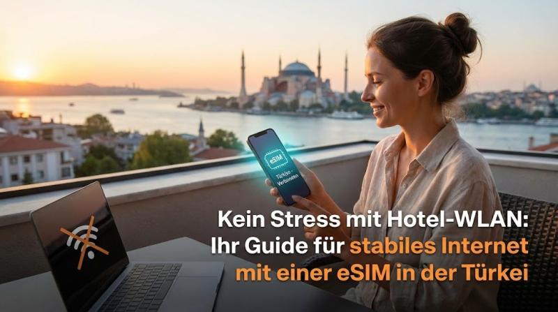 Kein Stress mit Hotel-WLAN: Ihr Guide für stabiles Internet mit einer eSIM in der Türkei
