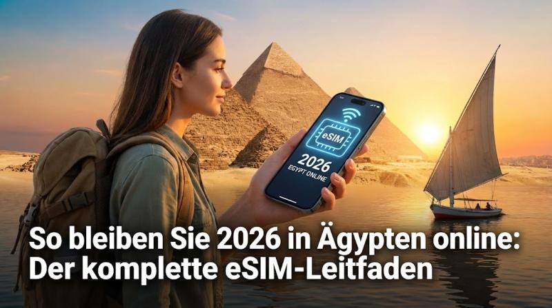 So bleiben Sie 2026 in Ägypten online: Der komplette eSIM-Leitfaden