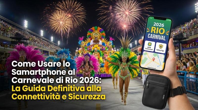 Come Usare lo Smartphone al Carnevale di Rio 2026: La Guida Definitiva alla Connettività e Sicurezza