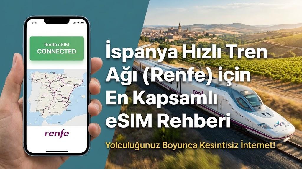 İspanya Hızlı Tren Ağı (Renfe) için En Kapsamlı eSIM Rehberi