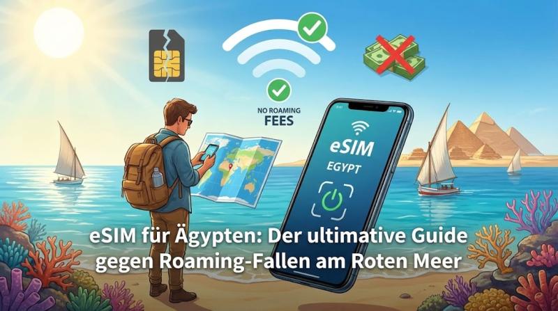 eSIM für Ägypten: Der ultimative Guide gegen Roaming-Fallen am Roten Meer