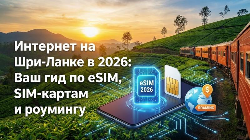 Интернет на Шри-Ланке в 2026: Ваш гид по eSIM, SIM-картам и роумингу
