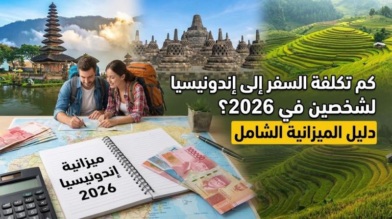 كم تكلفة السفر إلى إندونيسيا لشخصين في 2026؟ دليل الميزانية الشامل