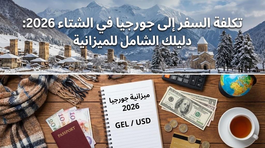 تكلفة السفر إلى جورجيا في الشتاء 2026: دليلك الشامل للميزانية