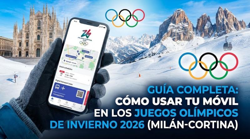 Guía Completa: Cómo Usar tu Móvil en los Juegos Olímpicos de Invierno 2026 (Milán-Cortina)