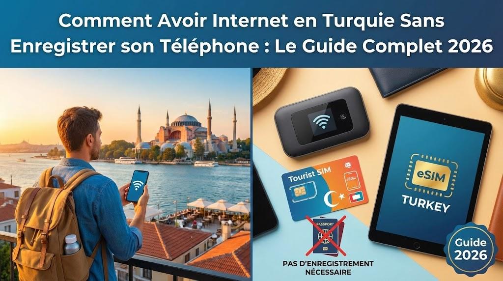 Comment Avoir Internet en Turquie Sans Enregistrer son Téléphone : Le Guide Complet 2026