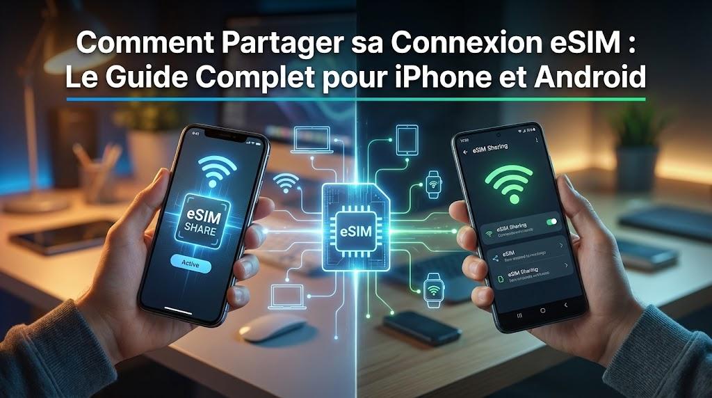 Comment Partager sa Connexion eSIM : Le Guide Complet pour iPhone et Android