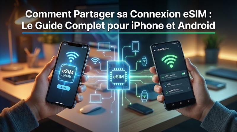 Comment Partager sa Connexion eSIM : Le Guide Complet pour iPhone et Android