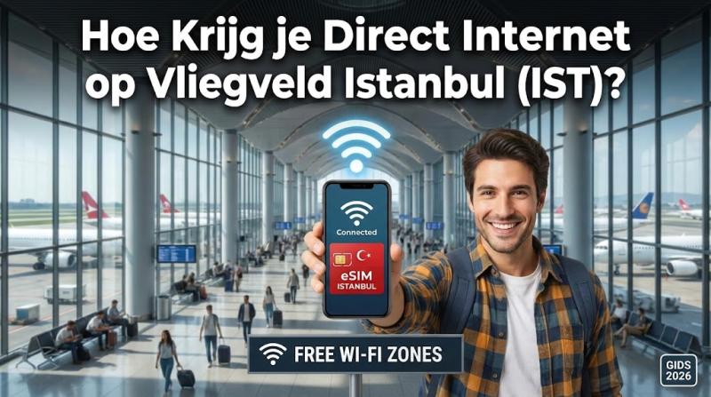 Hoe Krijg je Direct Internet op Vliegveld Istanbul (IST)?