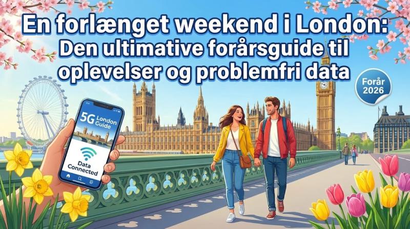 En forlænget weekend i London: Den ultimative forårsguide til oplevelser og problemfri data