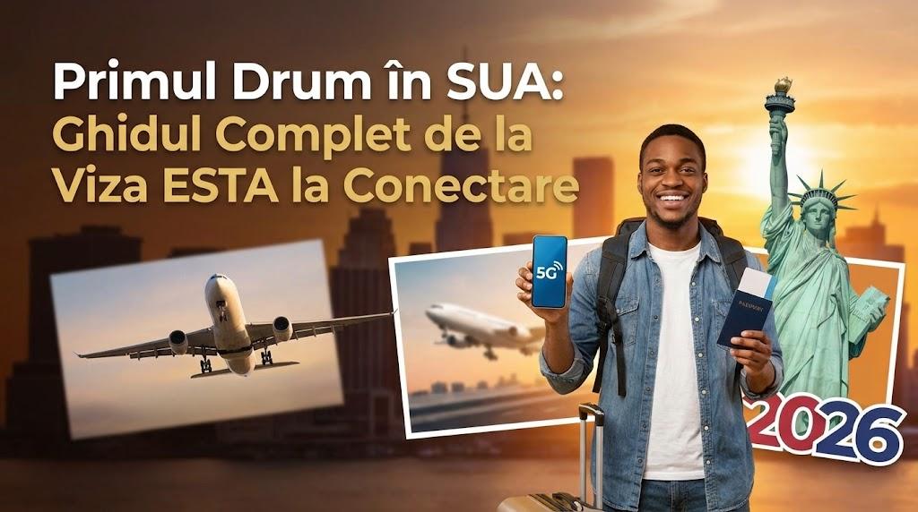 Primul Drum în SUA: Ghidul Complet de la Viza ESTA la Conectare
