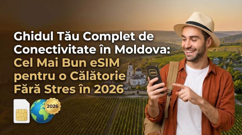 Ghidul Tău Complet de Conectivitate în Moldova: Cel Mai Bun eSIM pentru o Călătorie Fără Stres în 2026