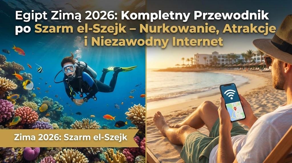 Egipt Zimą 2026: Kompletny Przewodnik po Szarm el-Szejk – Nurkowanie, Atrakcje i Niezawodny Internet