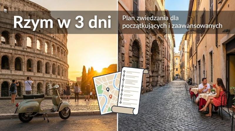 Rzym w 3 dni: Plan zwiedzania dla początkujących i zaawansowanych