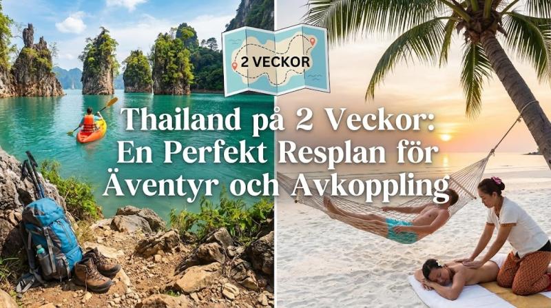 Thailand på 2 Veckor: En Perfekt Resplan för Äventyr och Avkoppling