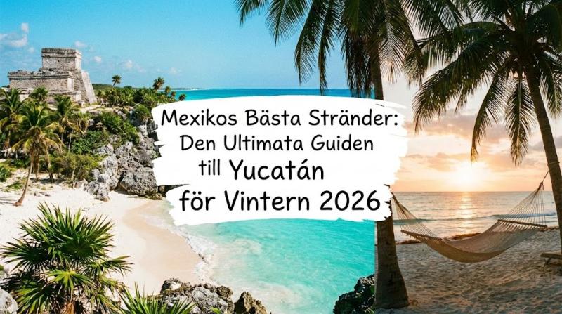 Mexikos Bästa Stränder: Den Ultimata Guiden till Yucatán för Vintern 2026