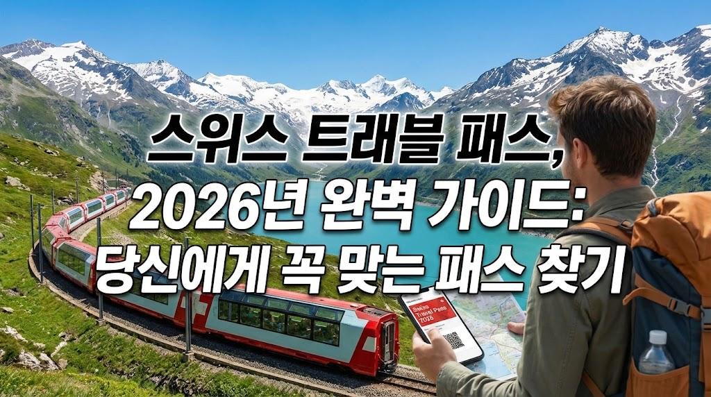 스위스 트래블 패스, 2026년 완벽 가이드: 당신에게 꼭 맞는 패스 찾기