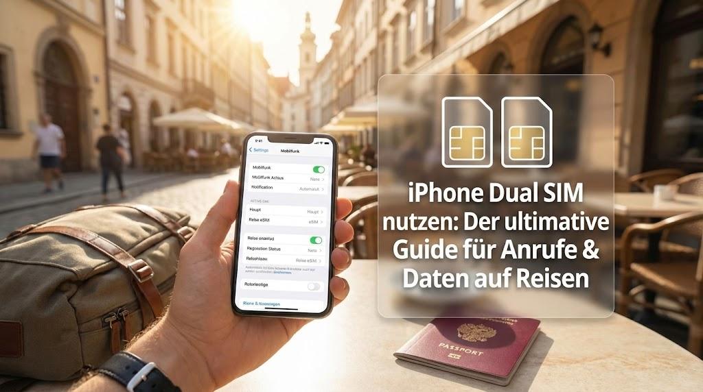 iPhone Dual SIM nutzen: Der ultimative Guide für Anrufe & Daten auf Reisen