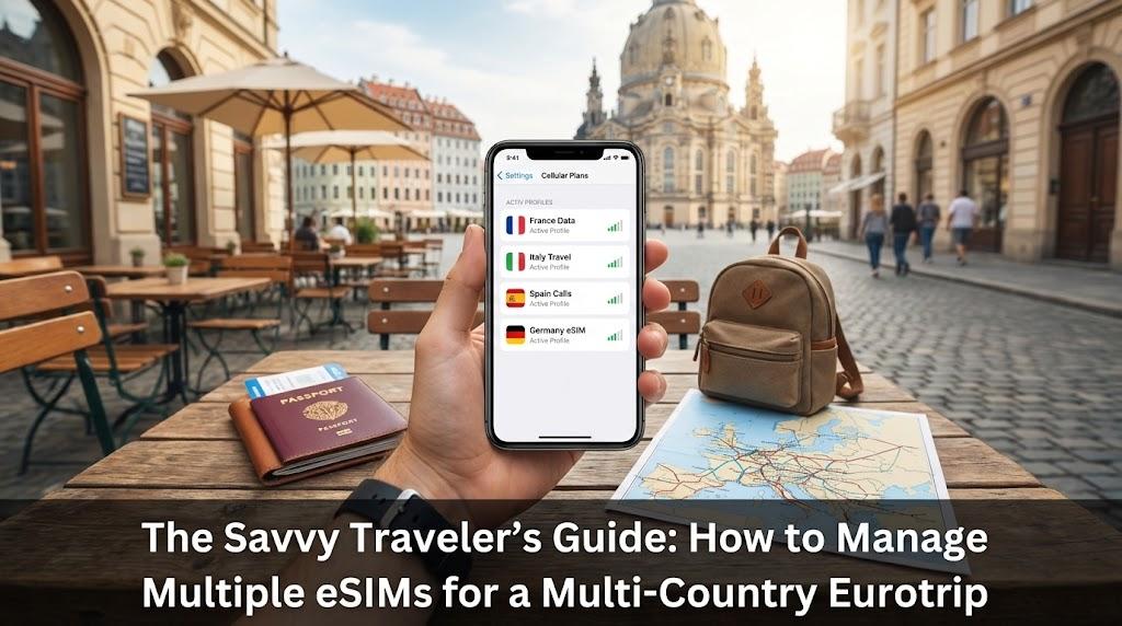 The Savvy Traveler's Guide: How to Manage Multiple eSIMs for a Multi-Country Eurotrip