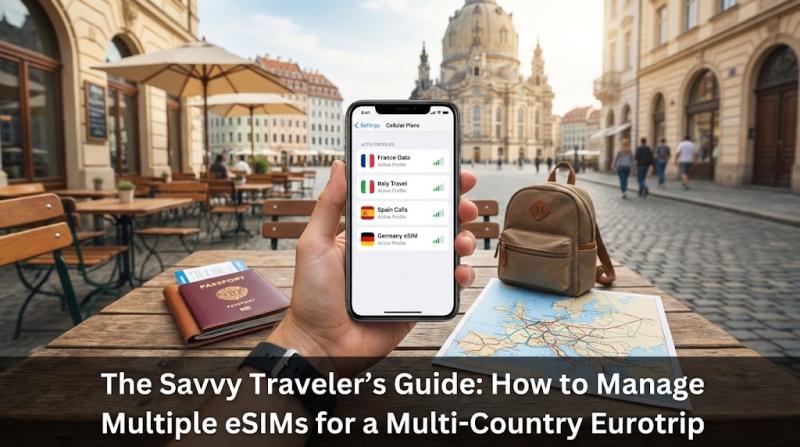 The Savvy Traveler's Guide: How to Manage Multiple eSIMs for a Multi-Country Eurotrip