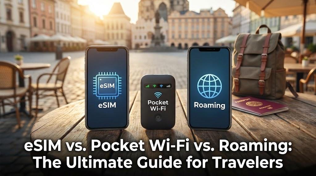 eSIM vs. Pocket Wi-Fi vs. Roaming: The Ultimate Guide for Travelers
