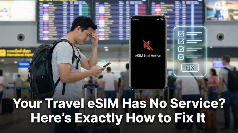 Your Travel eSIM Has No Service? Here’s Exactly How to Fix It