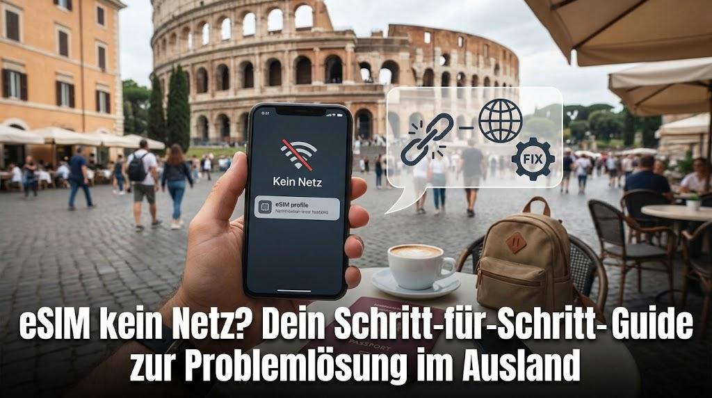 eSIM kein Netz? Dein Schritt-für-Schritt-Guide zur Problemlösung im Ausland