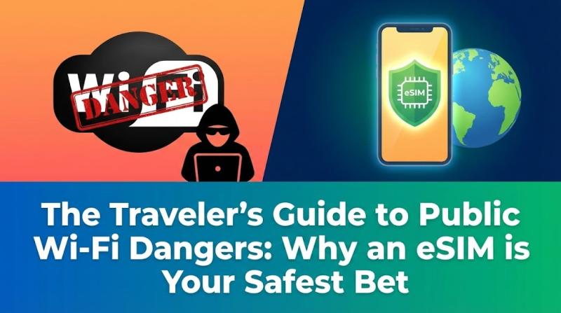 The Traveler’s Guide to Public Wi-Fi Dangers: Why an eSIM is Your Safest Bet