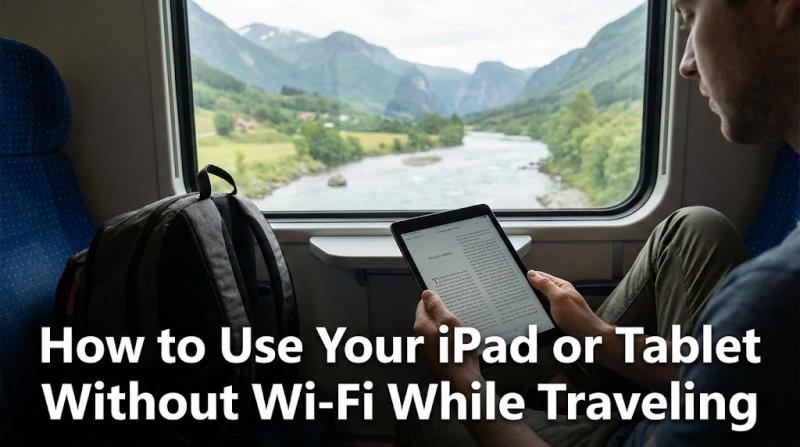 How to Use Your iPad or Tablet Without Wi-Fi While Traveling
