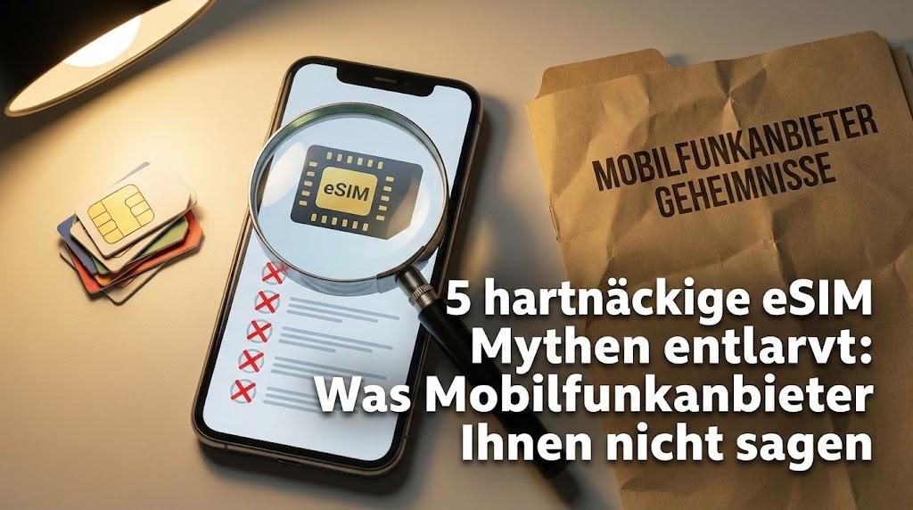 5 hartnäckige eSIM Mythen entlarvt: Was Mobilfunkanbieter Ihnen nicht sagen