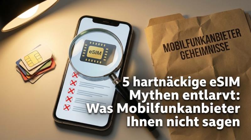 5 hartnäckige eSIM Mythen entlarvt: Was Mobilfunkanbieter Ihnen nicht sagen
