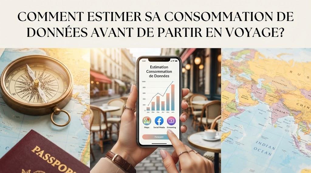 Comment estimer sa consommation de données avant de partir en voyage ?
