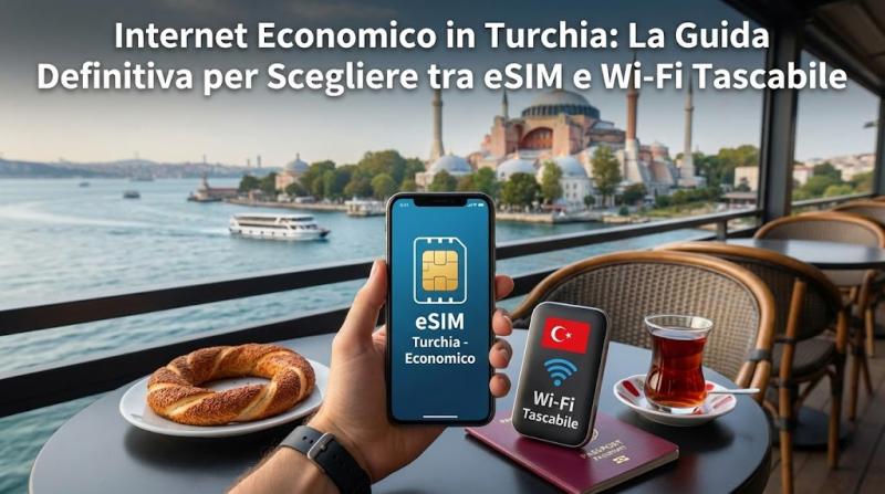 Internet Economico in Turchia: La Guida Definitiva per Scegliere tra eSIM e Wi-Fi Tascabile