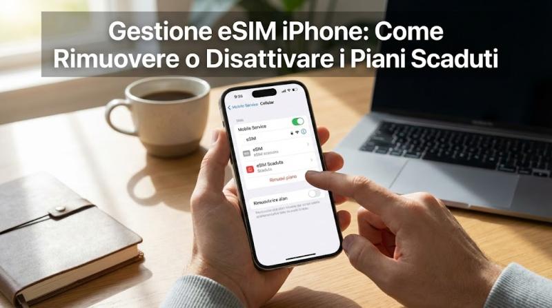 Gestione eSIM iPhone: Come Rimuovere o Disattivare i Piani Scaduti