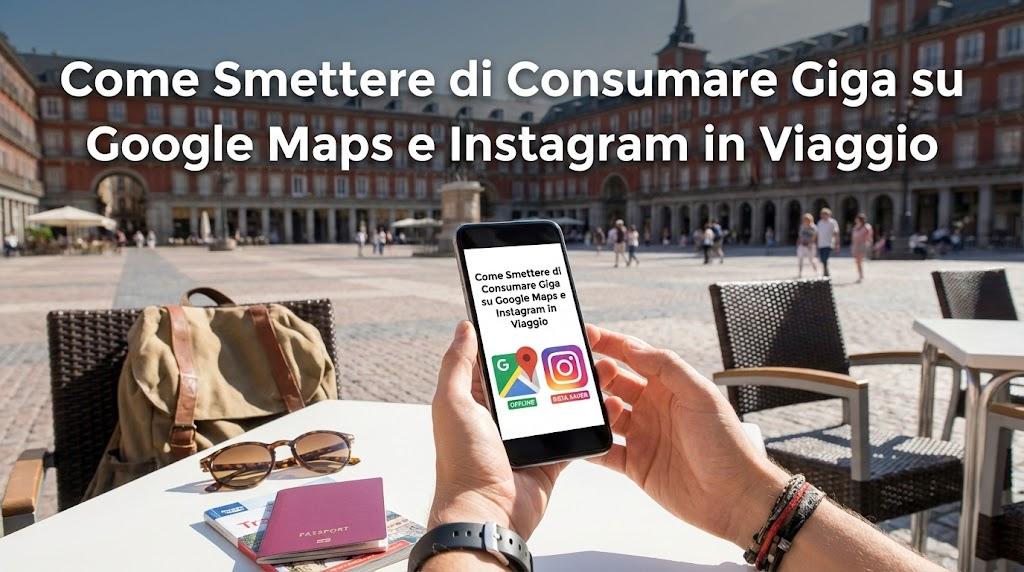 Come Smettere di Consumare Giga su Google Maps e Instagram in Viaggio