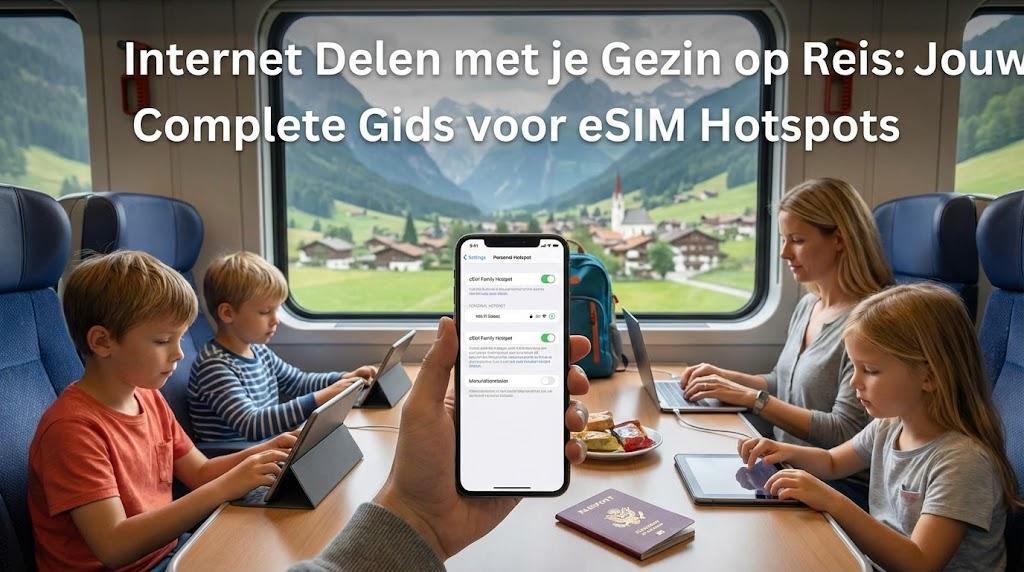 Internet Delen met je Gezin op Reis: Jouw Complete Gids voor eSIM Hotspots