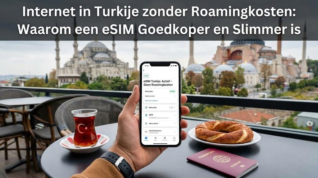 Internet in Turkije zonder Roamingkosten: Waarom een eSIM Goedkoper en Slimmer is